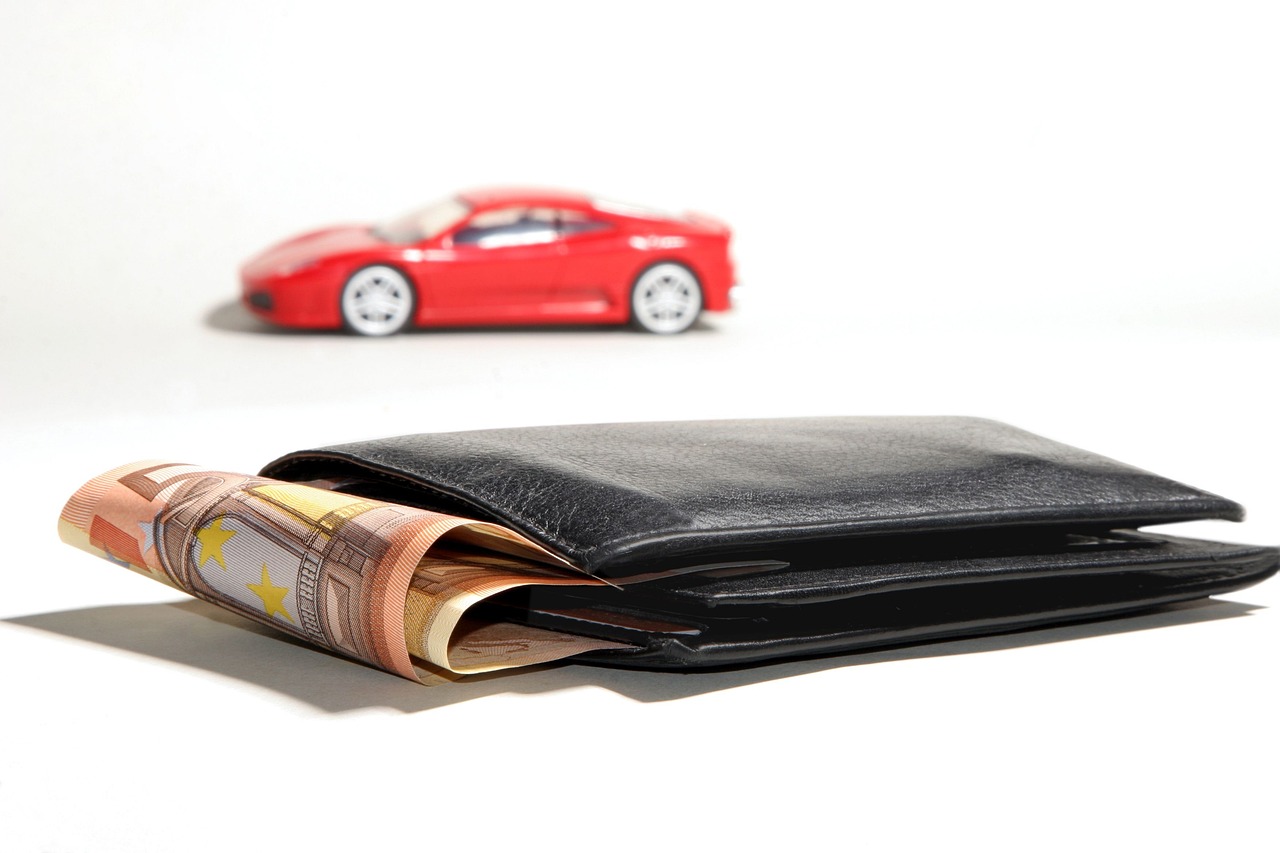 Car buyer at an auto dealership